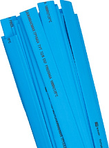 Термоусаживаемая трубка ТУТ нг 8/4 синяя в отрезках по 1м EKF PROxima