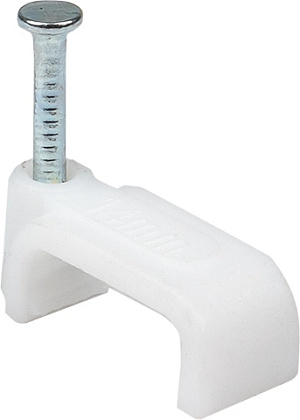 Скоба плоская с гвоздем 14мм (100 шт.) (ELUX), уп