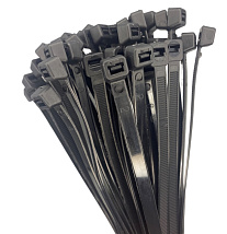 Хомут 4,8*300 чёрный UV нейлон (100шт) (L-ON)