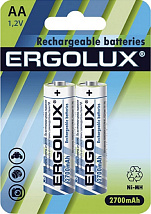 Аккумулятор Ergolux  R6 2700 mAh Ni-Mh BL-2 (1.2В)