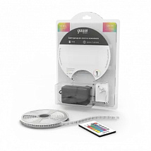 Лента LED 5050 RGB 10Вт/м 60LED/м 12В 5м комплект Gauss