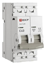 Автоматический выключатель ВА 47-63N C40/2 6кА Proxima EKF (без НДС)
