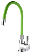 Смеситель ROEGEN RG014V для кухни, 40 мм, с гибким темнозелёным изливом