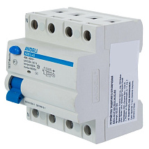 УЗО ADB1L-63 4P 63A 30mA тип AC 6kA Andeli