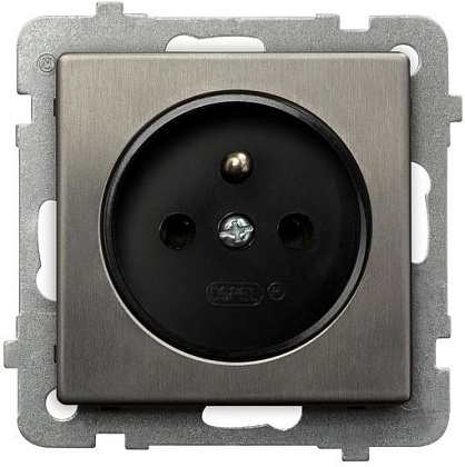 Розетка GP-1RMZ/m/37 1161 одинарная "штырь" (без рамки)