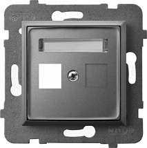 Корпус розетки компьютерной  одинарной, без рамки GPK-1U/p/70 (2140)