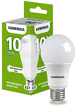 Лампа LED A60 E27 4000К 10Вт 1000Lm GENERICA