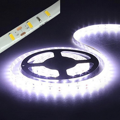 Лента LED 5730 3000К 15Вт/м 60LED/м 12В 2400Лм/м 5м PROMSTAR
