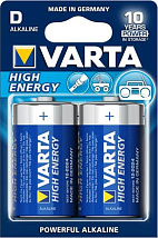 Элемент питания Varta 4920 HIGH ENERGY LR20 BL2