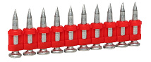 Кованные гвозди по бетону, металлу для монтажного пистолета (тип CN) Bullet Type диаметр 3 мм длина 