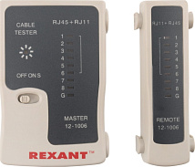 Тестер Кабеля  RJ-45+RJ-11 - 468 REXANT