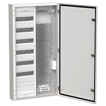 Щит металл. TITAN 5 ЩРн-84 (2х84) IP30 белый (1085х570х140) IEK