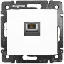 Розетка RJ11 (1-я) Белый Valena LEGRAND