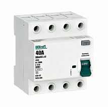 УЗО-03 25/4 30мА, тип AC, 6кА DEKraft