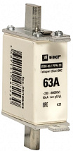 Вставка плавкая ППН-33 100/63А габарит 00С EKF