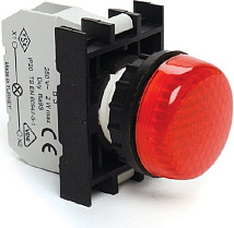 Арматура сигнальная красная со светодиодом 100-230 В перем. тока