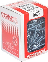 Саморез с прессшайбой со сверлом 4,2*75 (200 шт.) (Стройбат)