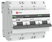 Автоматический выключатель ВА 47-100 C100/3 10кА Proxima EKF