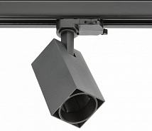 Светильник трековый LIMA, GU10 max 20W, AC220-240V, черн цв. GTV