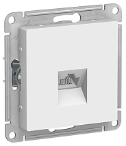Розетка RJ-45 (1-я cat. 5e) Белый AtlasDesign SE
