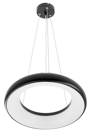 Светодиодный светильник LEON, 35W, 3200lm, AC220-240V ,50/60Hz, 120°, IP40 ,4000K, подвесной, черный