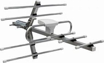 Антенна-ТВ наружная для цифрового телевидения DVB-T2 (модель RX-410)(коробка)  REXANT