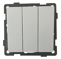 Выключатель 3-кл. белый U1A-003 SoftTouch AWSPRODUCTS