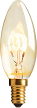 Лампа LED C35 E14 2000K 2.3Вт 125Lm Vintage Sylvania