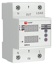Реле напряжения и тока с дисплеем MRVA 50A EKF