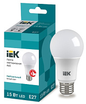 Лампа LED-A60 eco 15Вт 230В 4000К E27 1350Lm IEK