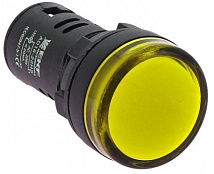 Индикатор LED желтый AD16-16HS 16 мм. 230В AC IP54 EKF