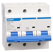 Автоматический выключатель NXB-125 C125/3 10кА CHINT