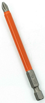 Бита PH 2x90 мм Taiwan Type (сталь S2) намагниченные, с насечками (10 шт в блист.) Bohrer