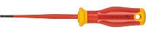 Отвертка диэлектрическая SL3x100 мм, SLIM, S2 HOEGERT