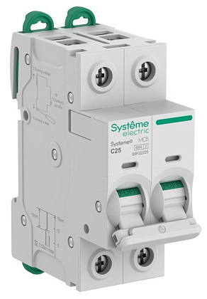 Автоматический выключатель Systeme9 C25/2 6kA SE