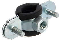 Хомут сантехнический 3/8" (16-19) М8 цинк без шпильки																														