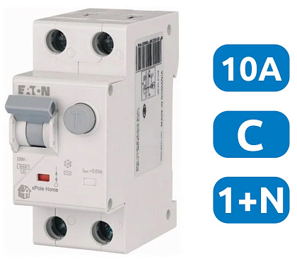 Автомат с УЗО HNB-C10/1N/003