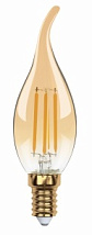 Лампа LED CВ35 E14 4000K 7Вт 750Lm Filament на ветру LEEK