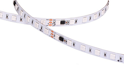 Лента LED 2835 SPI RGB 9Вт/м 120LED/м 12В 5м SWG
