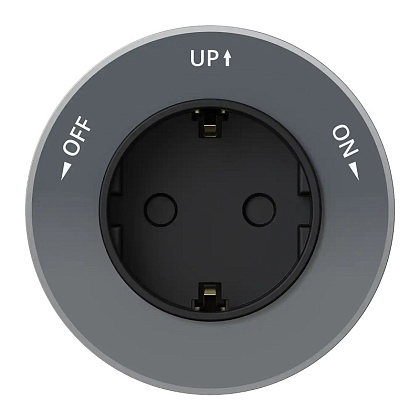 Розетка MultiTrack 1-я с/з Графит SE