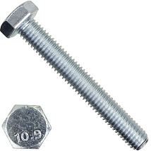 Болт М10*16 DIN933 цинк (200 шт.) (ТД Метизный двор)