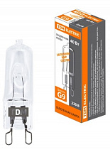 Лампа галоген. JCD G9 40W прозрачная TDM