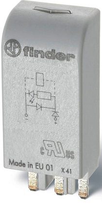 Модуль варисторный зеленый LED; 110-240В AC/DC 99.02.0.230.98