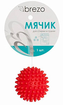 Мячик для стирки и сушки, 1 шт., цвет красный, бренд: BREZO, арт. WB-67R