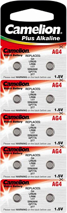 Батарейка G4 (377A/LR626/177) CAMELION BL-10