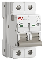 Автоматический выключатель AV-6 C10/2 6кА  AVERES EKF