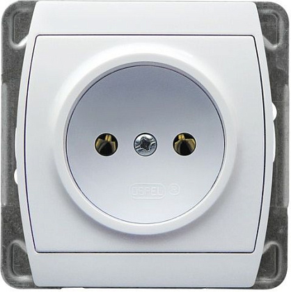 Розетка GP-1J 375 одинарная б/з