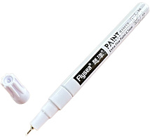 Маркер краска Paint Marker FS-119 с тонким, мет наконечником 0,7 мм, белый Flysea