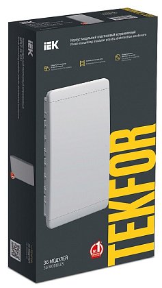 Щит встраиваемый пласт ЩРВ-П-36 IP41 белая дверь TEKFOR IEK