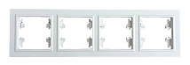 Рамка 4-я белая U1A-030 SoftTouch AWSPRODUCTS